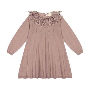 Teela Pointelle Dress - Clay